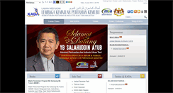 Desktop Screenshot of kada.gov.my